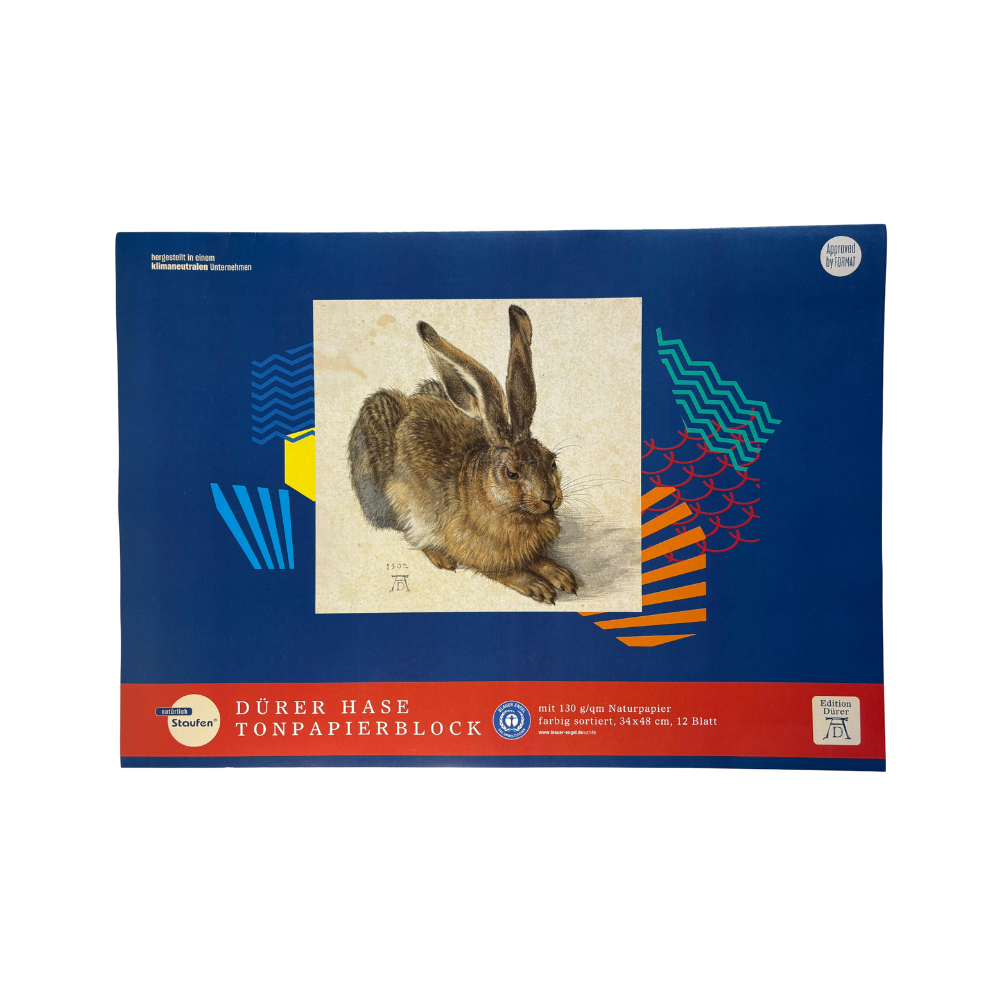 Naturpapierblock Dürer Hase A4