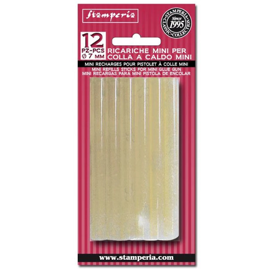 Mini-Heißklebesticks (KRH03R) – 12er Pack Nachfüll-Sticks für Mini-Klebepistolen