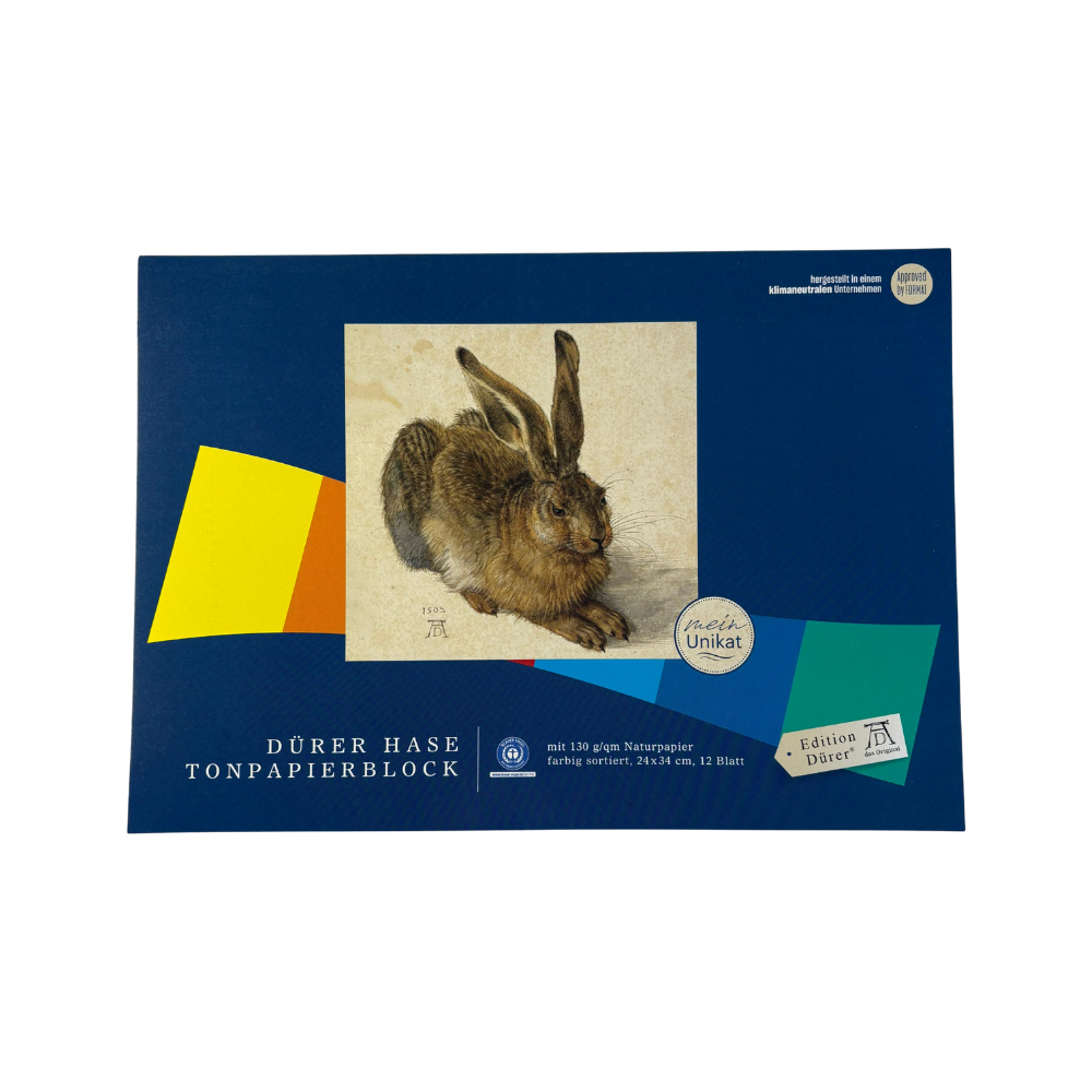 Naturpapierblock Dürer Hase A4