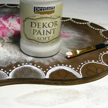 Pentart Dekor Paint Chalky Duoset 2 x 100 ml – Set 1 in Weiß & Schwarz. - Bastelschachtel - Dekor Paint Chalky 100ml - PEN-BUND-CHA1