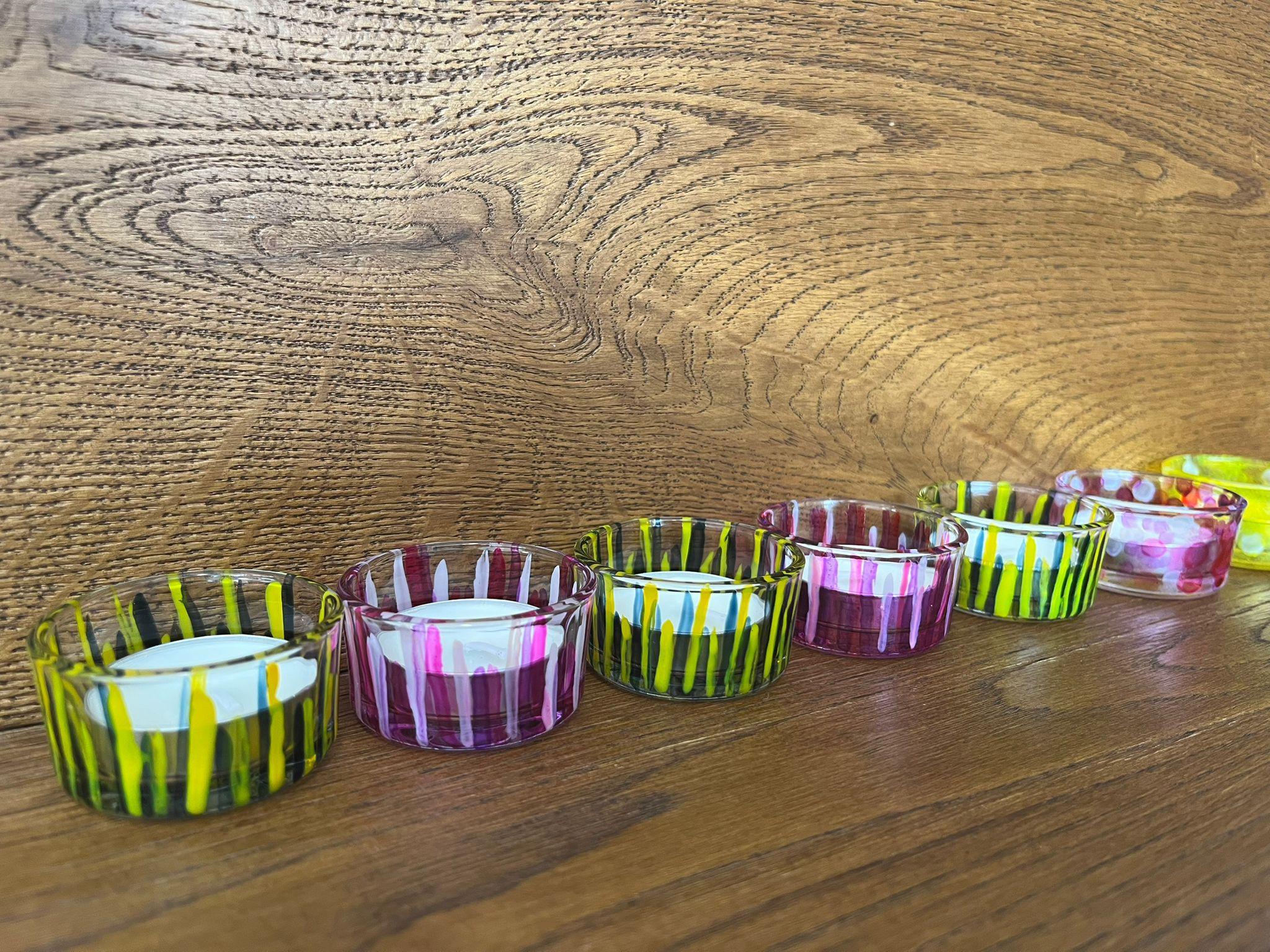 Teelichthalter – Charmantes Mitbringsel - Bastelschachtel - Offline Shop - Teelicht