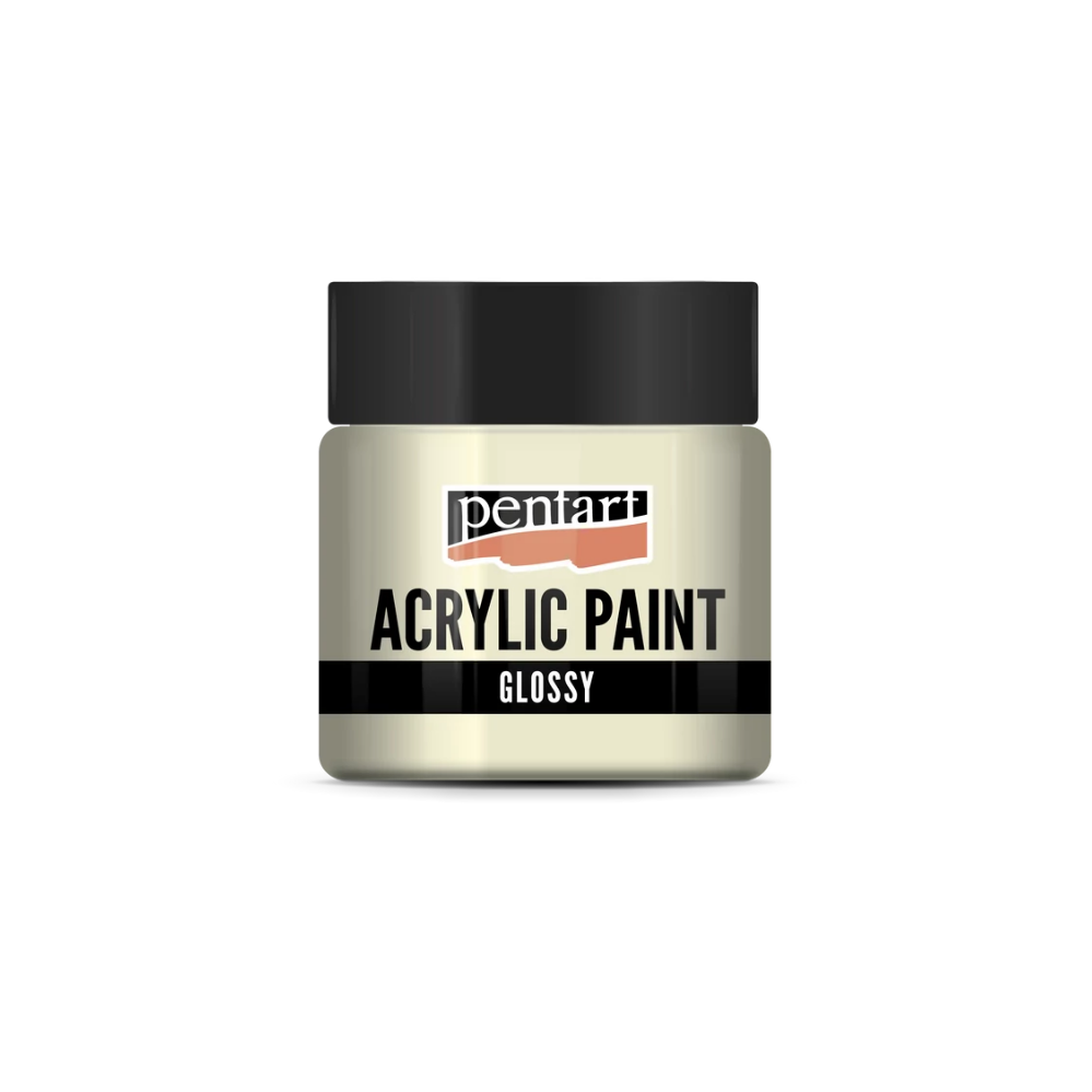 Pentart Acrylfarbe glänzend 50ml - butter