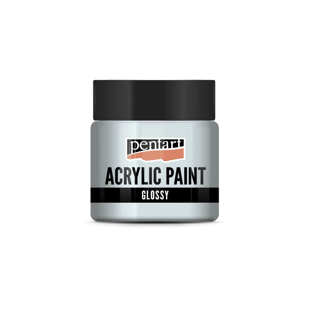 Pentart Acrylfarbe glänzend 50ml - eisblau