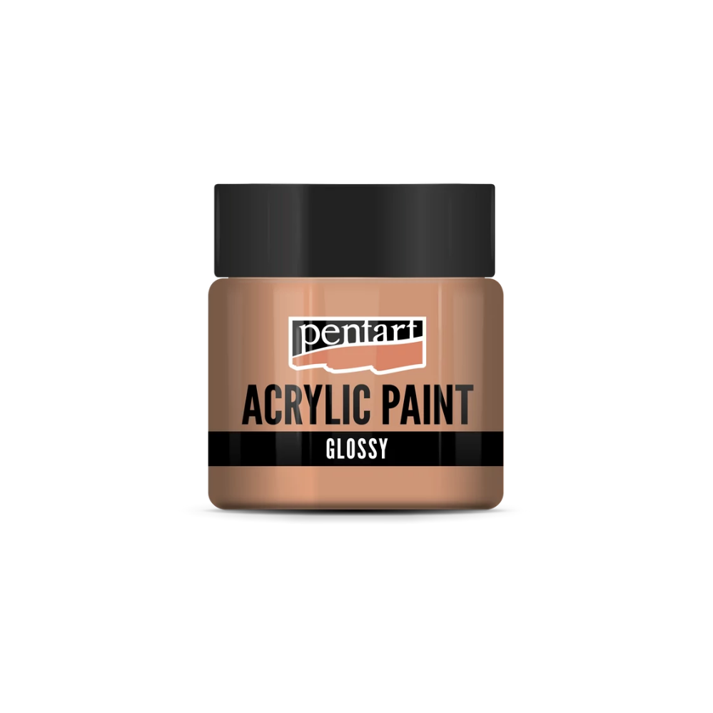 Pentart Acrylfarbe glänzend 50ml - lachs