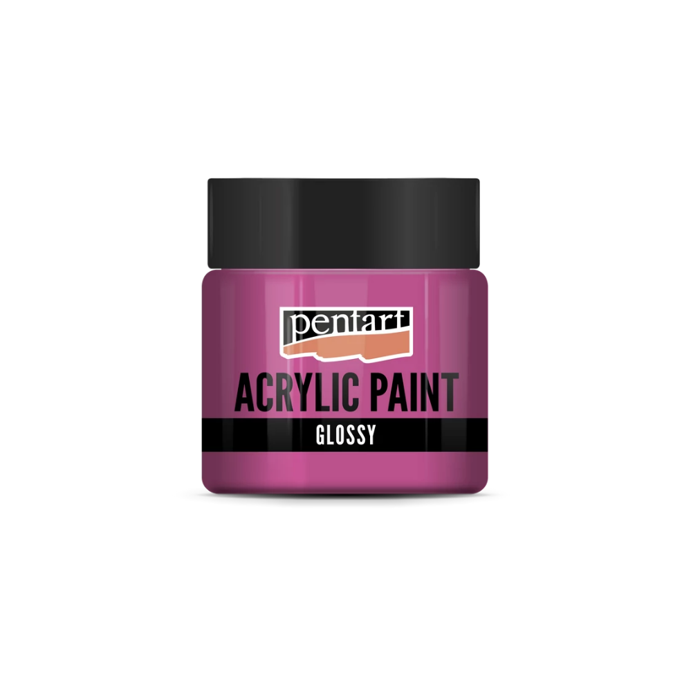 Pentart Acrylfarbe glänzend 50ml - magenta