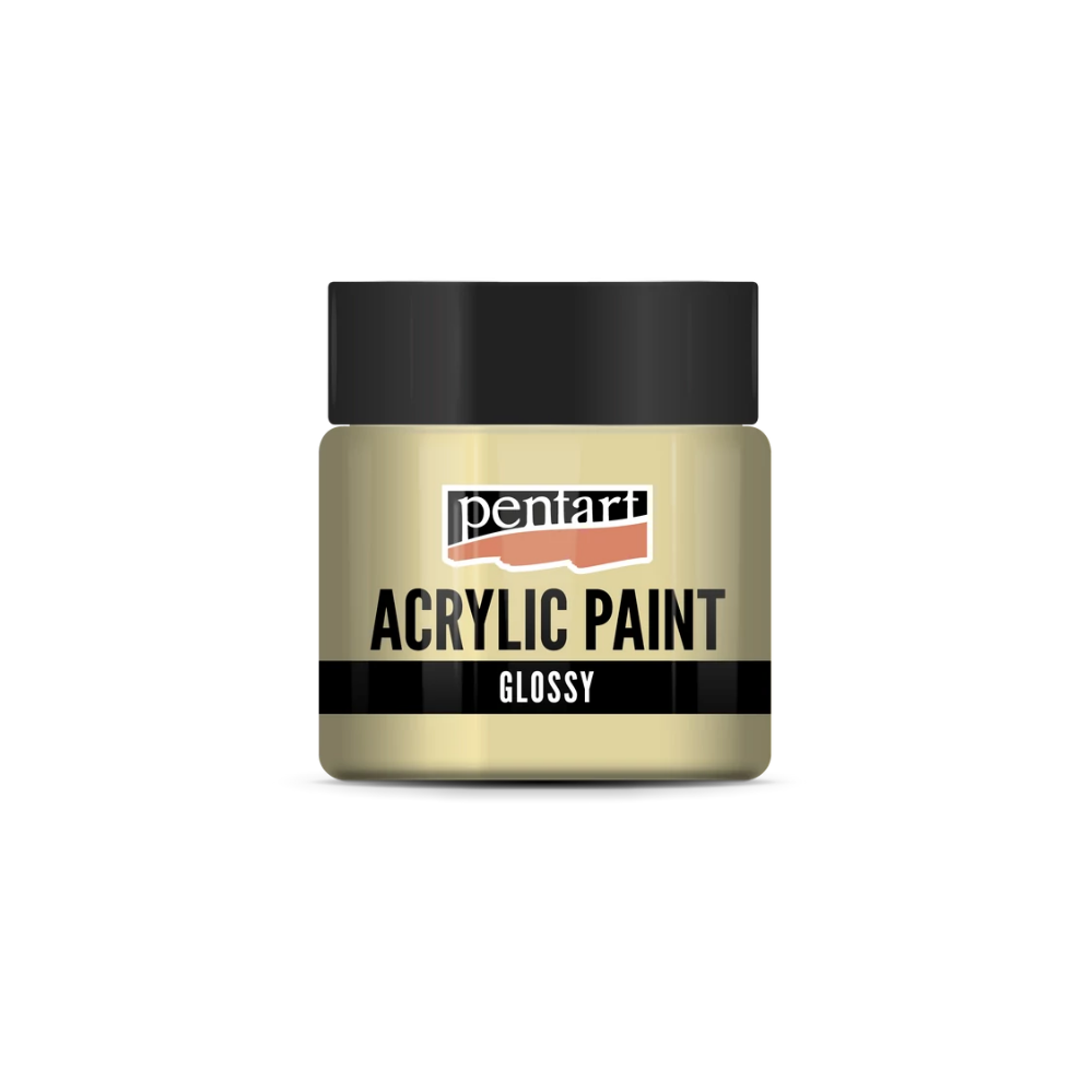 Pentart Acrylfarbe glänzend 50ml - milchkaffee