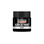 Pentart Acrylfarbe glänzend 50ml - schwarz