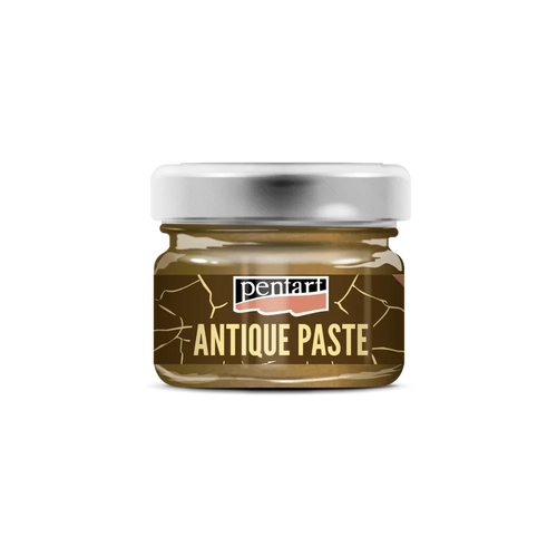 Pentart Antikpaste metallic 20ml - antikgold - Bastelschachtel - Wachspasten/ Antikpasten/ Set - 3380