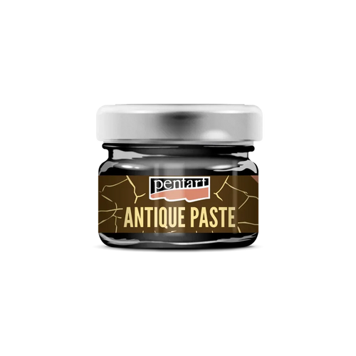 Pentart Antikpaste 20ml - umbra - Bastelschachtel - Wachspasten/ Antikpasten/ Set - 2481