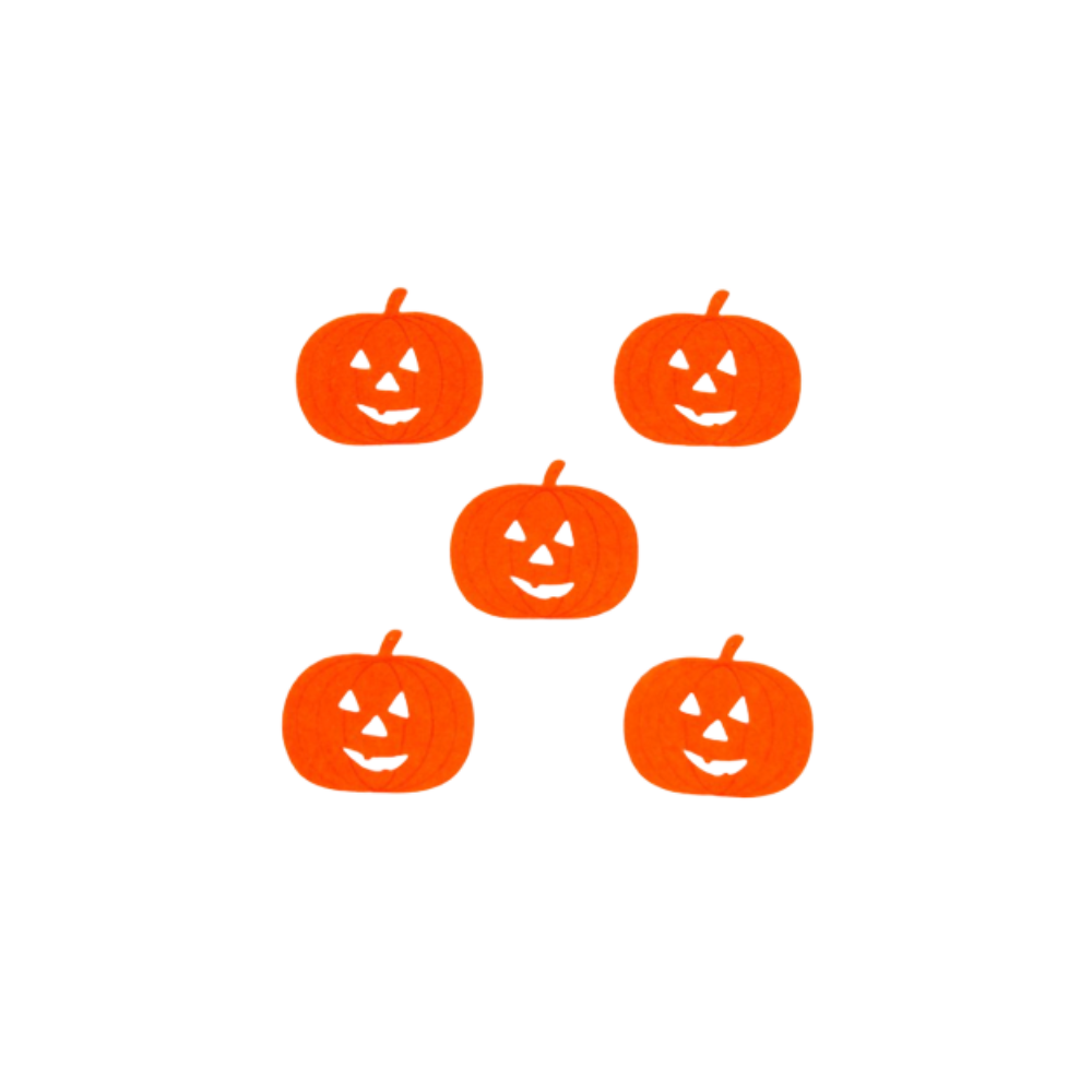Bastelfilz Figuren - Halloween Kürbis