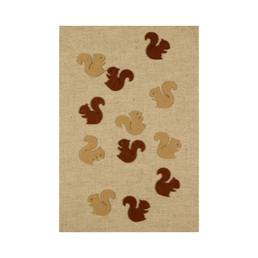 Bastelfilz Figuren - Mini Eichhörnchen