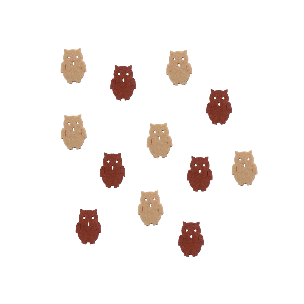 Bastelfilz Figuren - Mini Eule