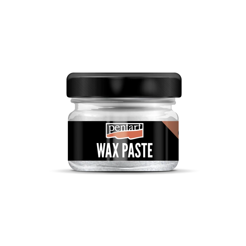 Pentart Wachspaste chamäleon 20ml - funkelndes silber