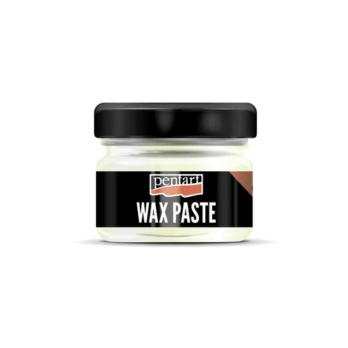 Pentart Wachspaste chamäleon 20ml - weißgold - Bastelschachtel - Wachspasten/ Antikpasten/ Set - 4430