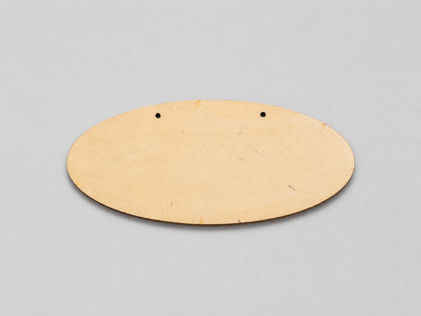 MDF Schild Oval 2er Set – Bastelunterlage für Serviettentechnik & Decoupage