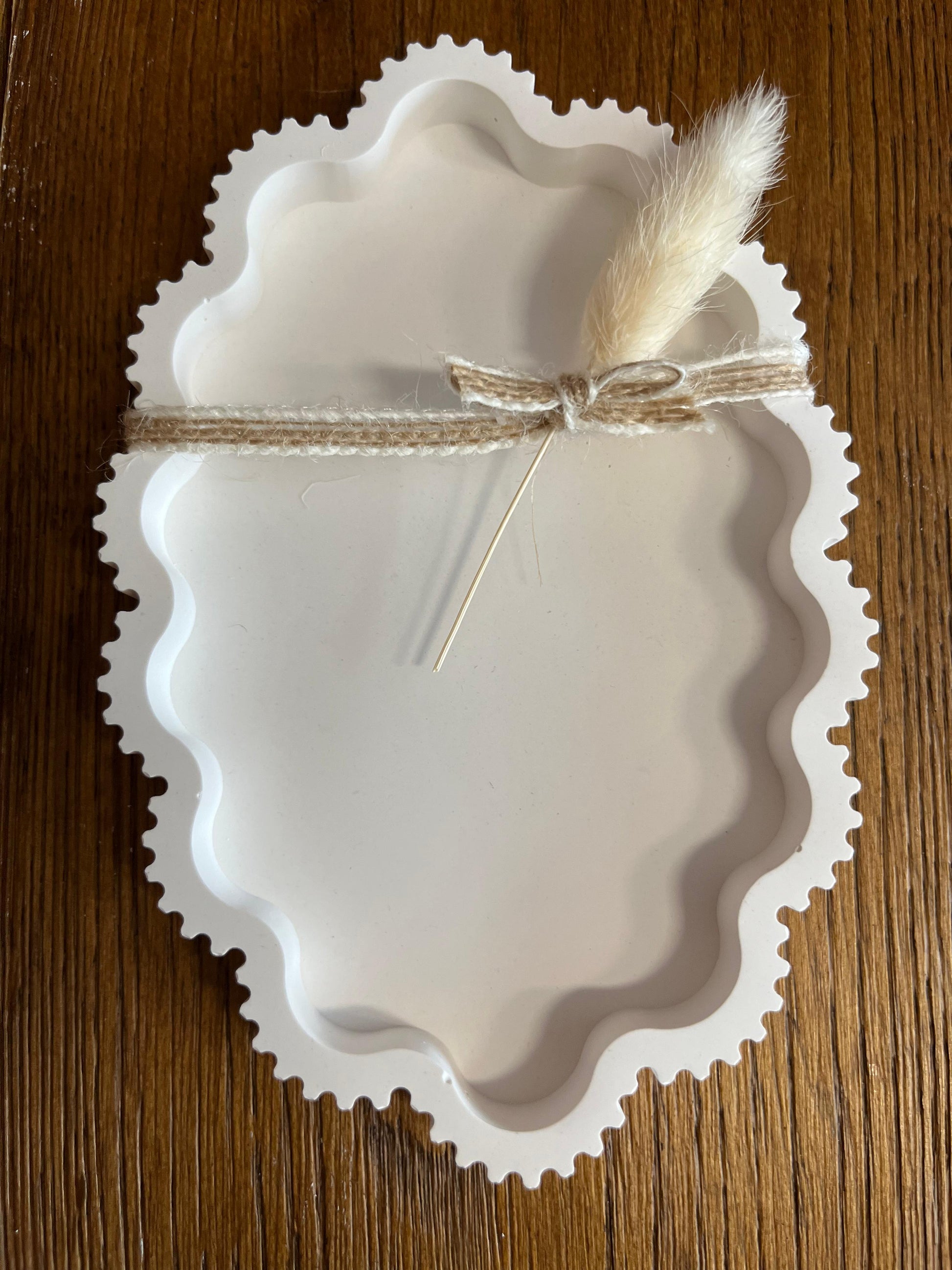 Tablett handgemacht aus Raysin/imprägniert