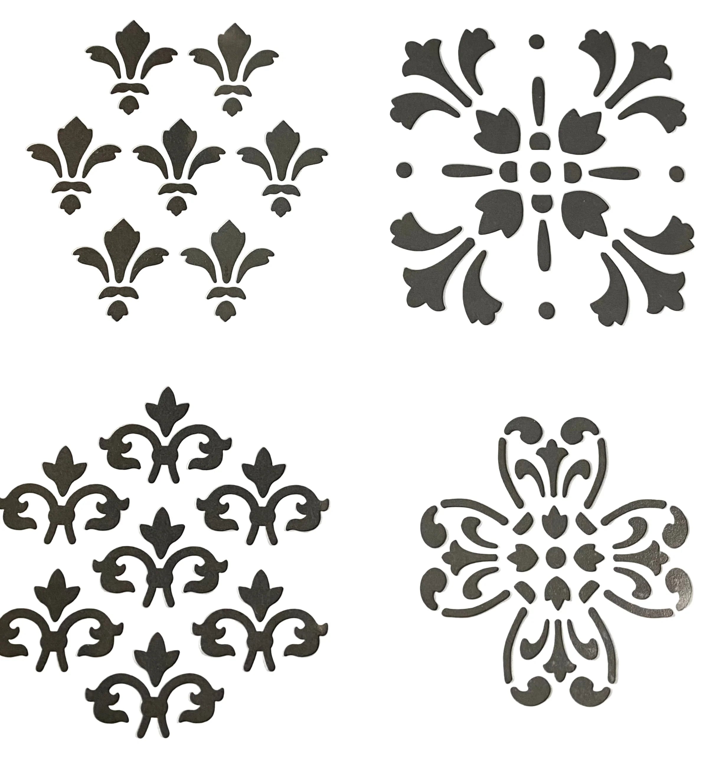 Schablone - Letters & Numbers (14,5*14,5cm) - Bastelschachtel - Schablonen - 