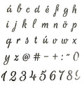 Schablone - Letters & Numbers (14,5*14,5cm) - Bastelschachtel - Schablonen - 