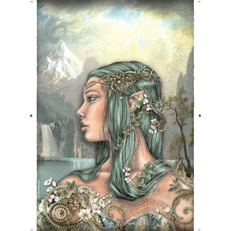 Reispapier A4 - Magic Forest Amazon