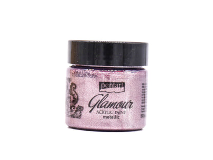 Pentart Textilfarbe Metallic Glamour 50ml - dunkelsilber