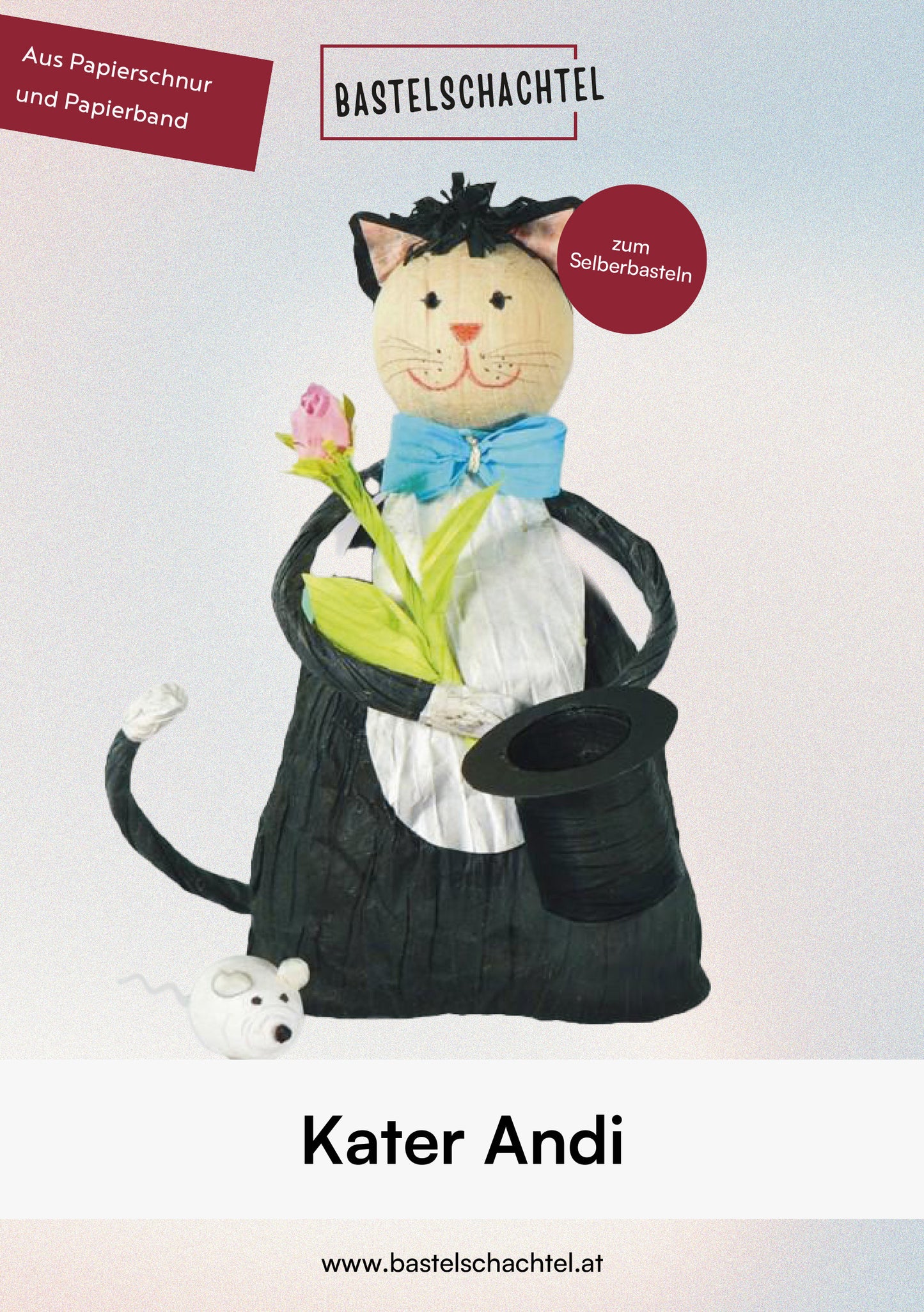 Papierband Set - Kater Andi