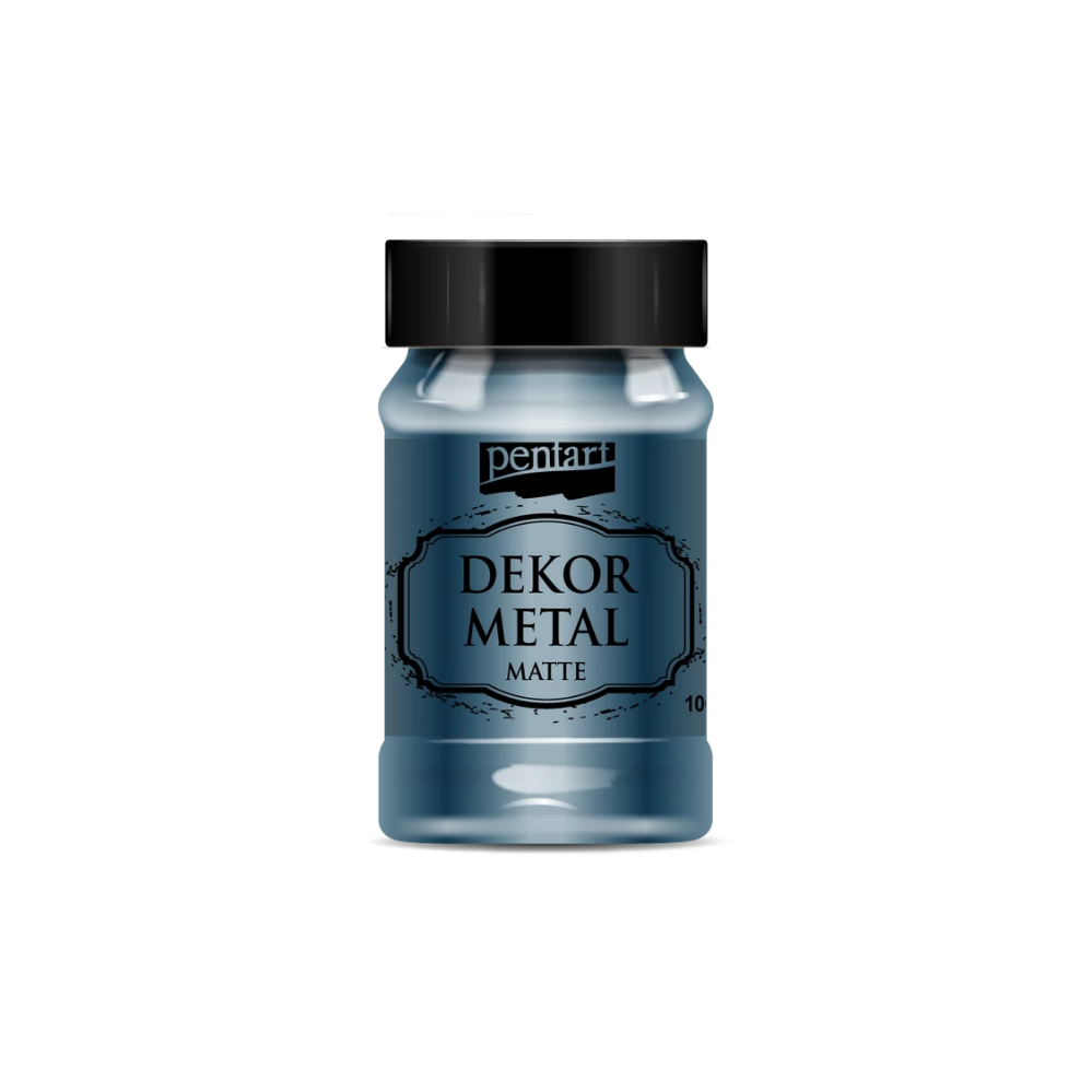 Pentart Dekorfarbe Dekor Metall 100ml - Oxford blau