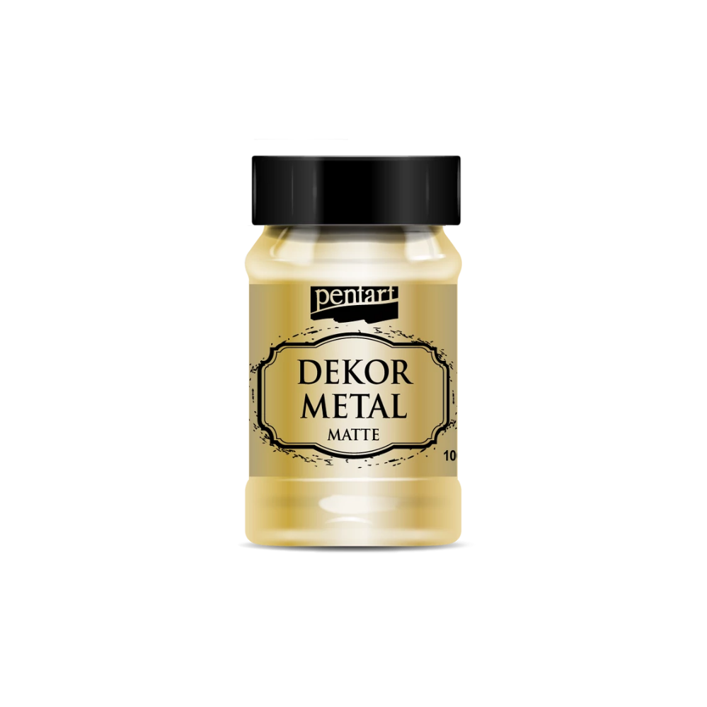 Pentart Dekorfarbe Dekor Metall 100ml - gold