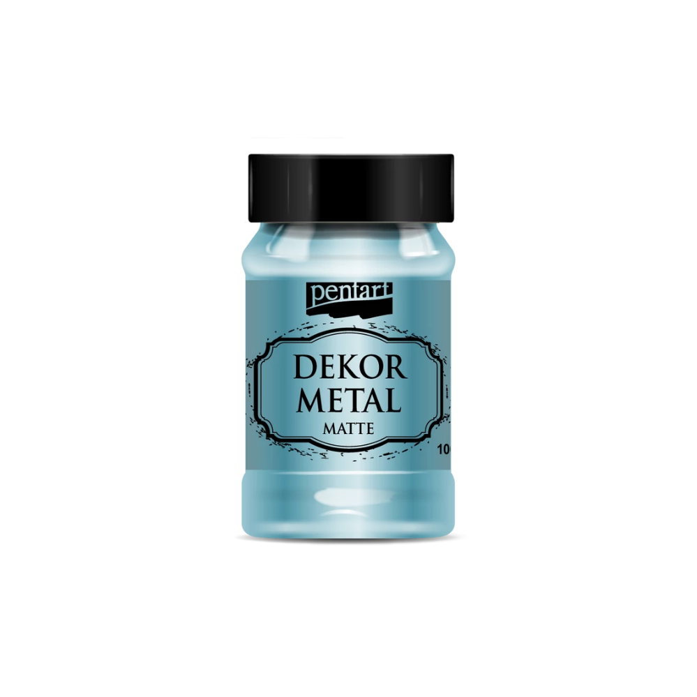 Pentart Dekorfarbe Dekor Metall 100ml - türkis