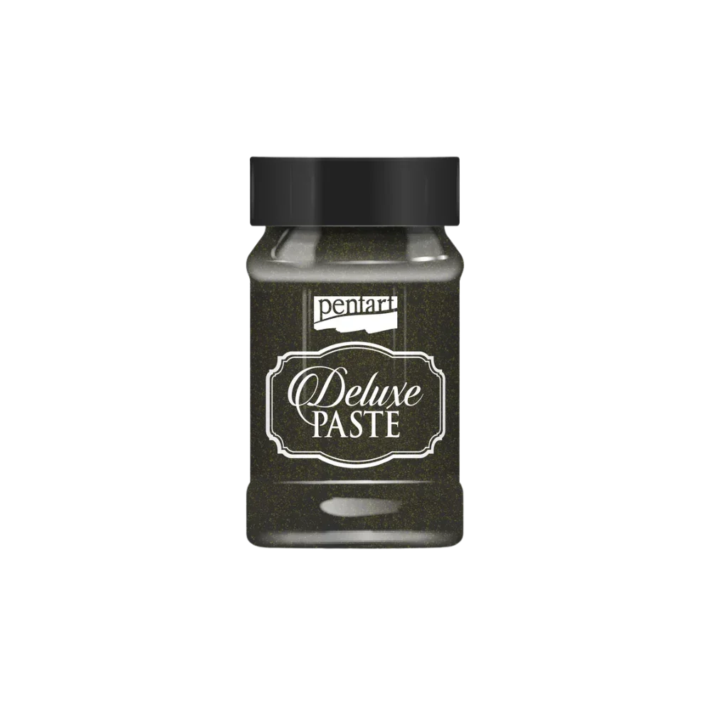 Pentart Deluxe Paste 100ml - schwarzgold