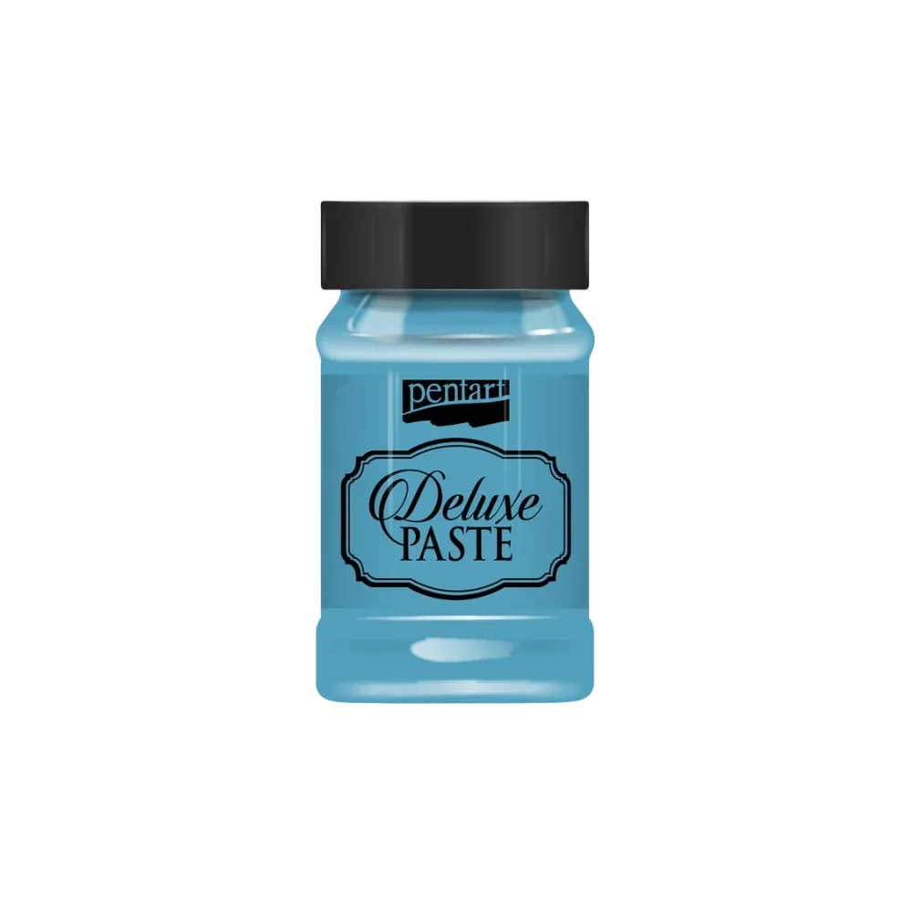 Pentart Deluxe Paste 100ml - lagoon blue