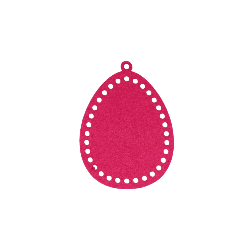 Bastelfilz Figuren - Osterei diverse Farben - Bastelschachtel - Filz - 35514