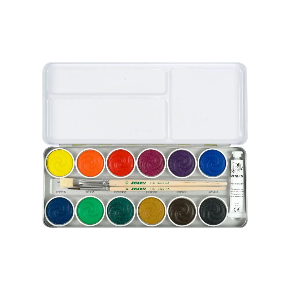 Farbkasten Jolly Blech 12er