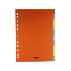 Farbregister Karton 10tlg, A4 - Bastelschachtel - Schule - 8670030