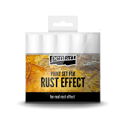 Pentart Farbset für Rosteffekt - Bastelschachtel - Sonstiges - 29762