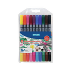 Fasermaler dick/dünn 10er - Bastelschachtel - Schule - 66565