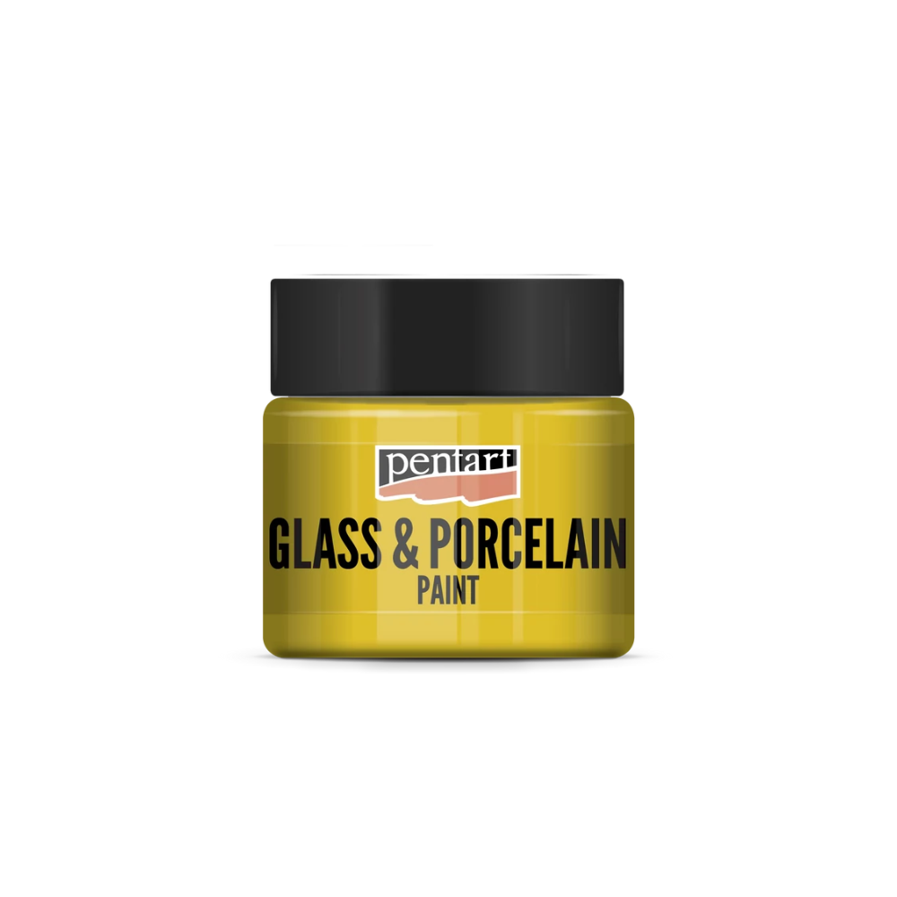 Pentart Glas- und Porzellanfarbe 30ml - gold