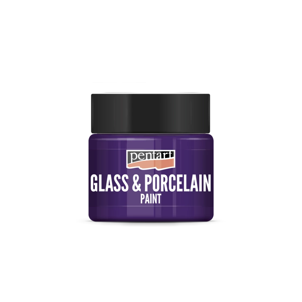 Pentart Glas- und Porzellanfarbe 30ml - lila