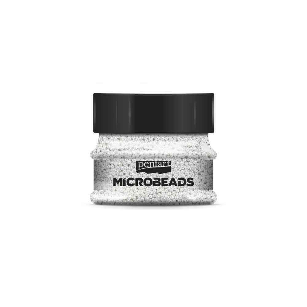 Pentart Streuperlen 40g - perlenweiß