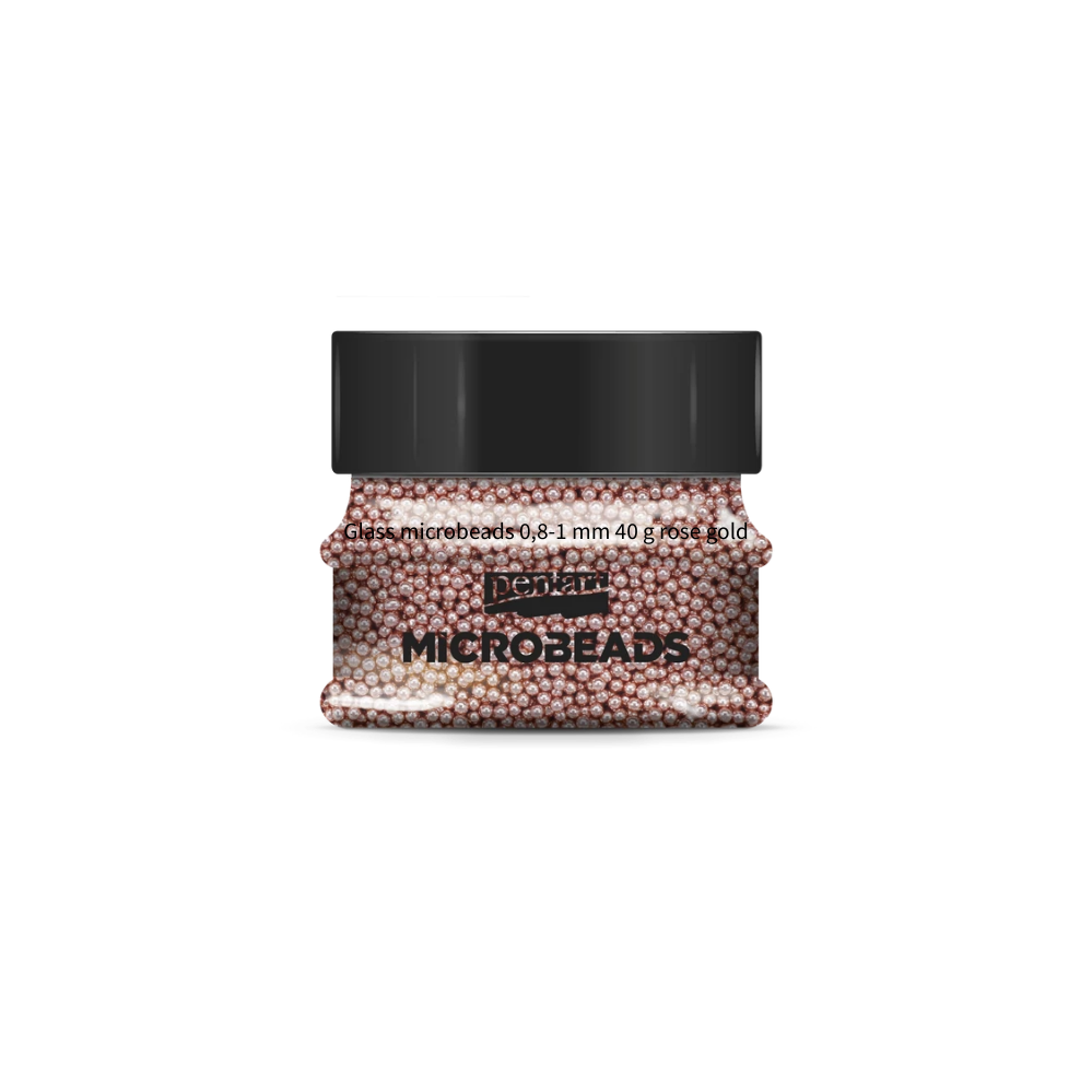 Pentart Streuperlen 40g - rosegold