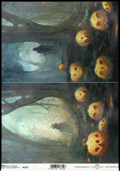 Reispapier A4 - Halloween