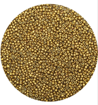 Rocailles Glasperlen 2mm gold