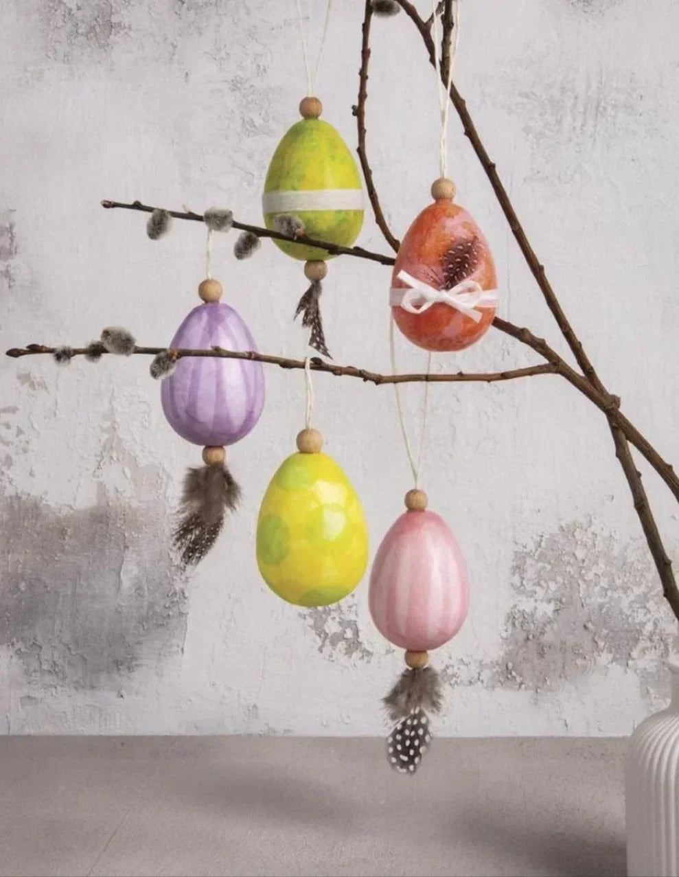 Styropor Eier - 7cm - 10 Stück - Bastelschachtel - Styrofoam/ Styropor - 10281