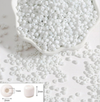 Rocailles Glasperlen 2mm weiß