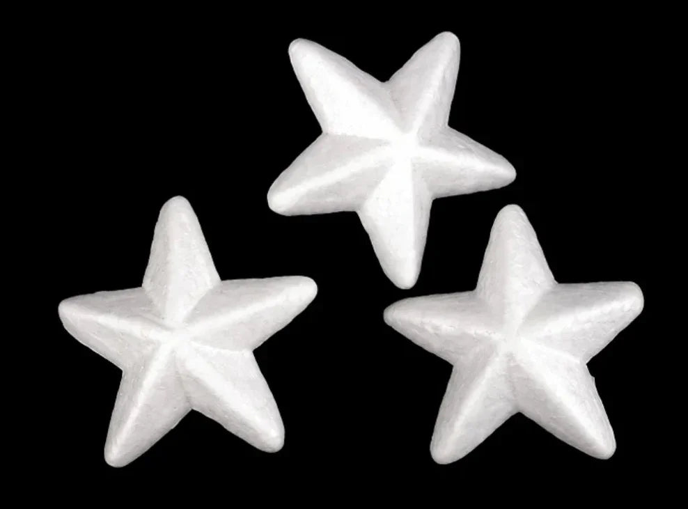Styropor Sterne - Bastelschachtel - Styrofoam/ Styropor - 750