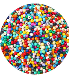 Rocailles Glasperlen 2mm bunt