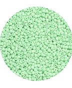 Rocailles Glasperlen 2mm hellgrün