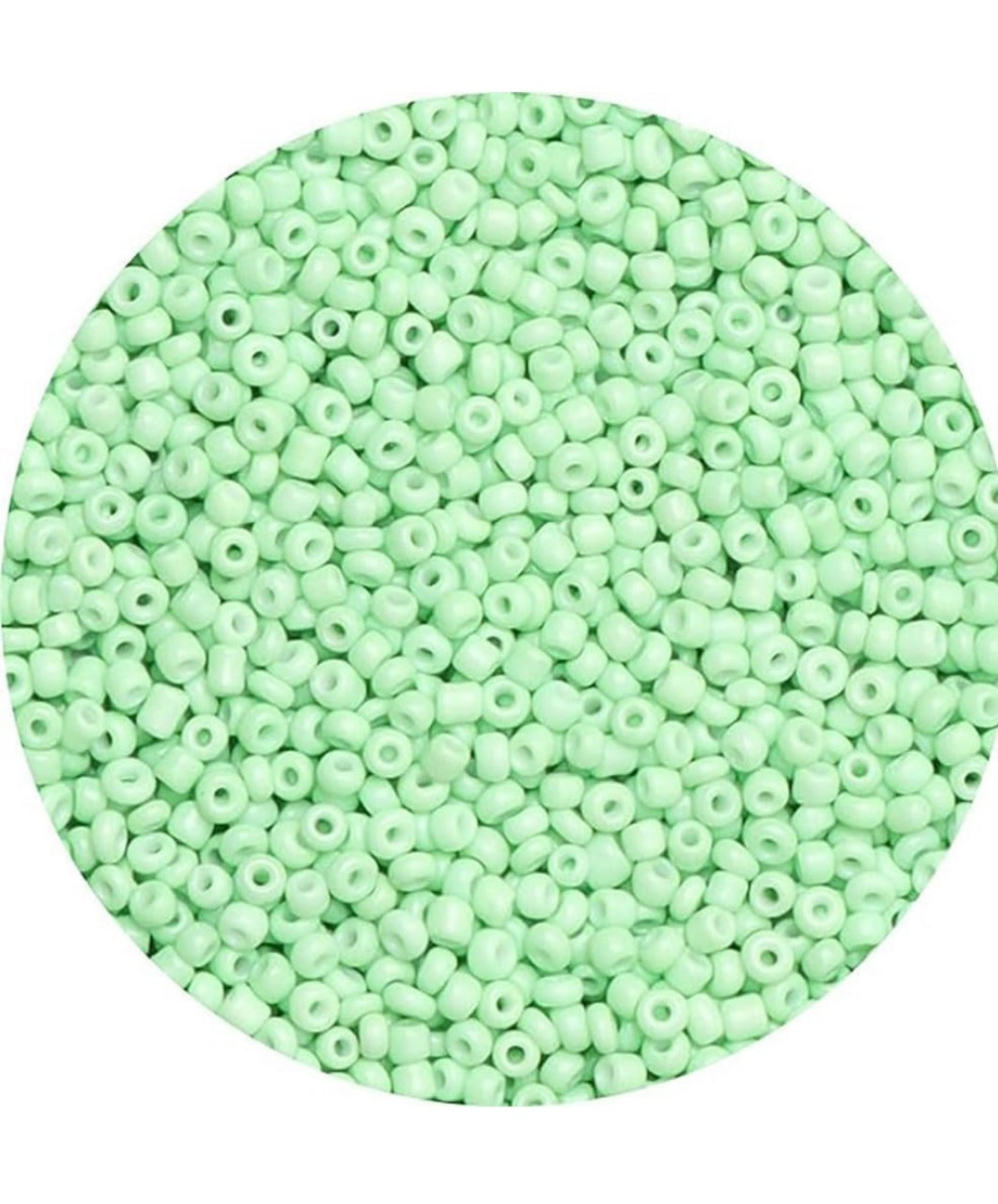 Rocailles Glasperlen 2mm hellgrün