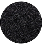 Rocailles Glasperlen 2mm schwarz