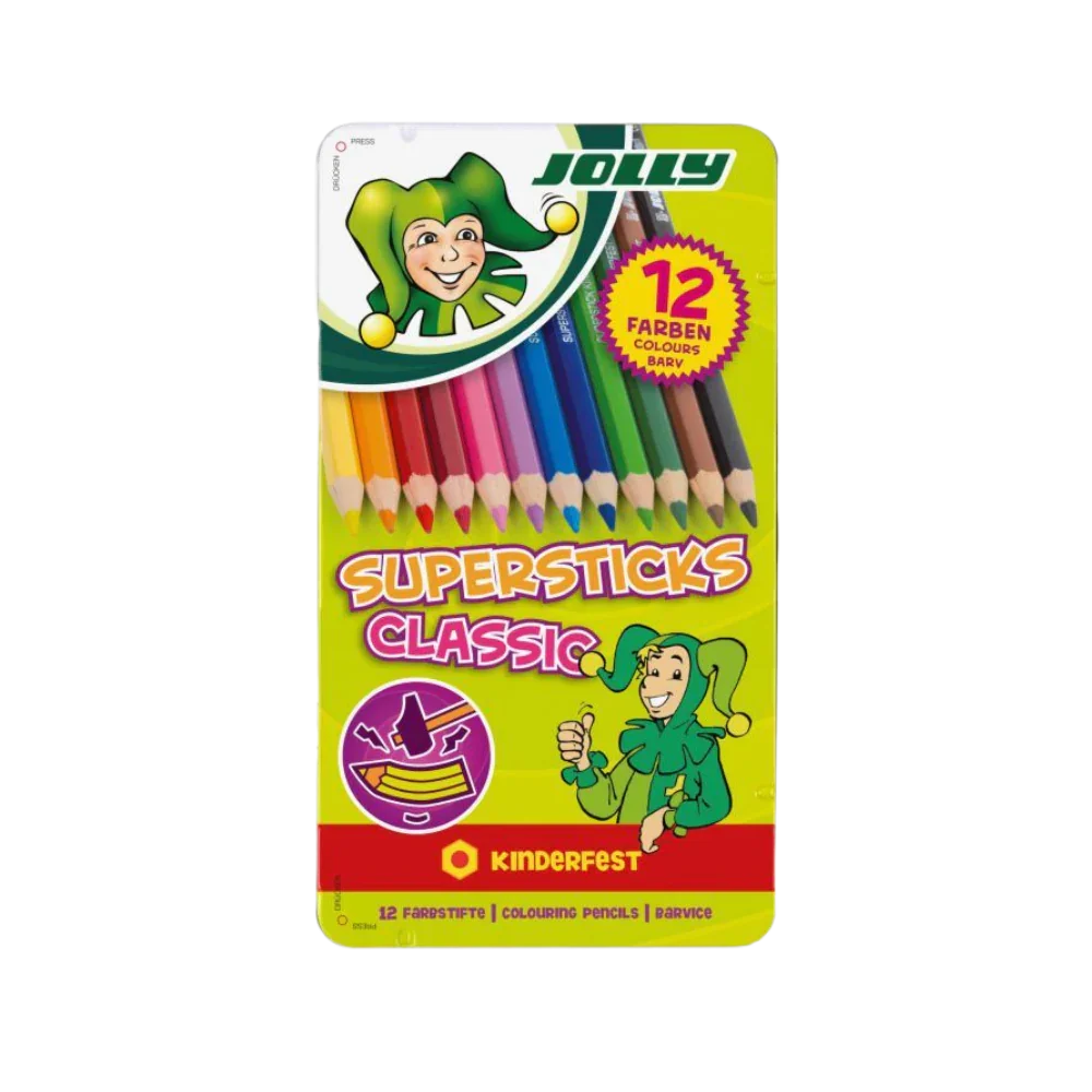 Jolly Buntstift Blechetui 12er