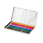 Jolly Buntstift Blechetui 12er - Bastelschachtel - Schule - 3000/BL12